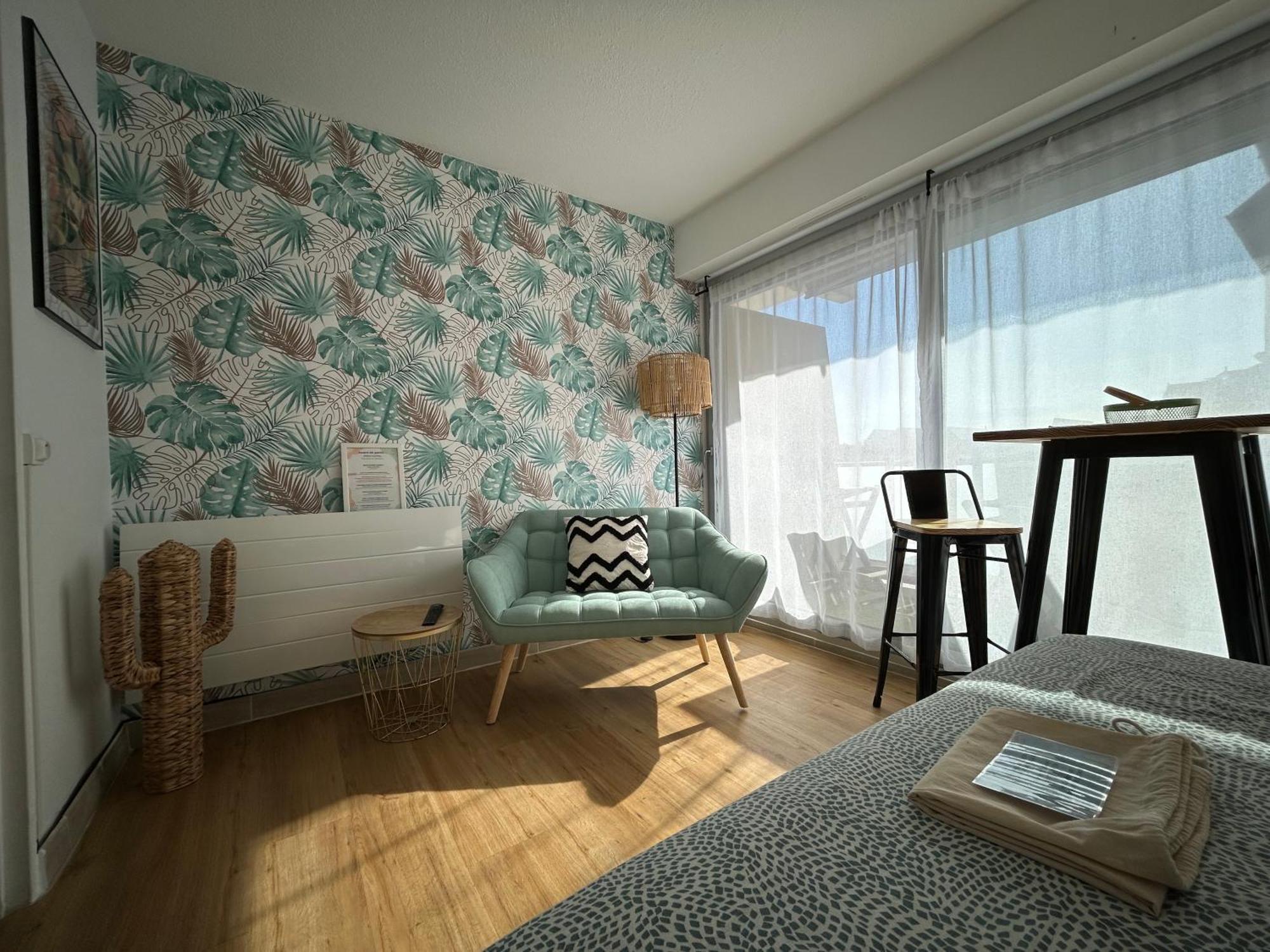 Cosy Studio Avec Vue Sur L'Ocean Lacanau Exterior foto