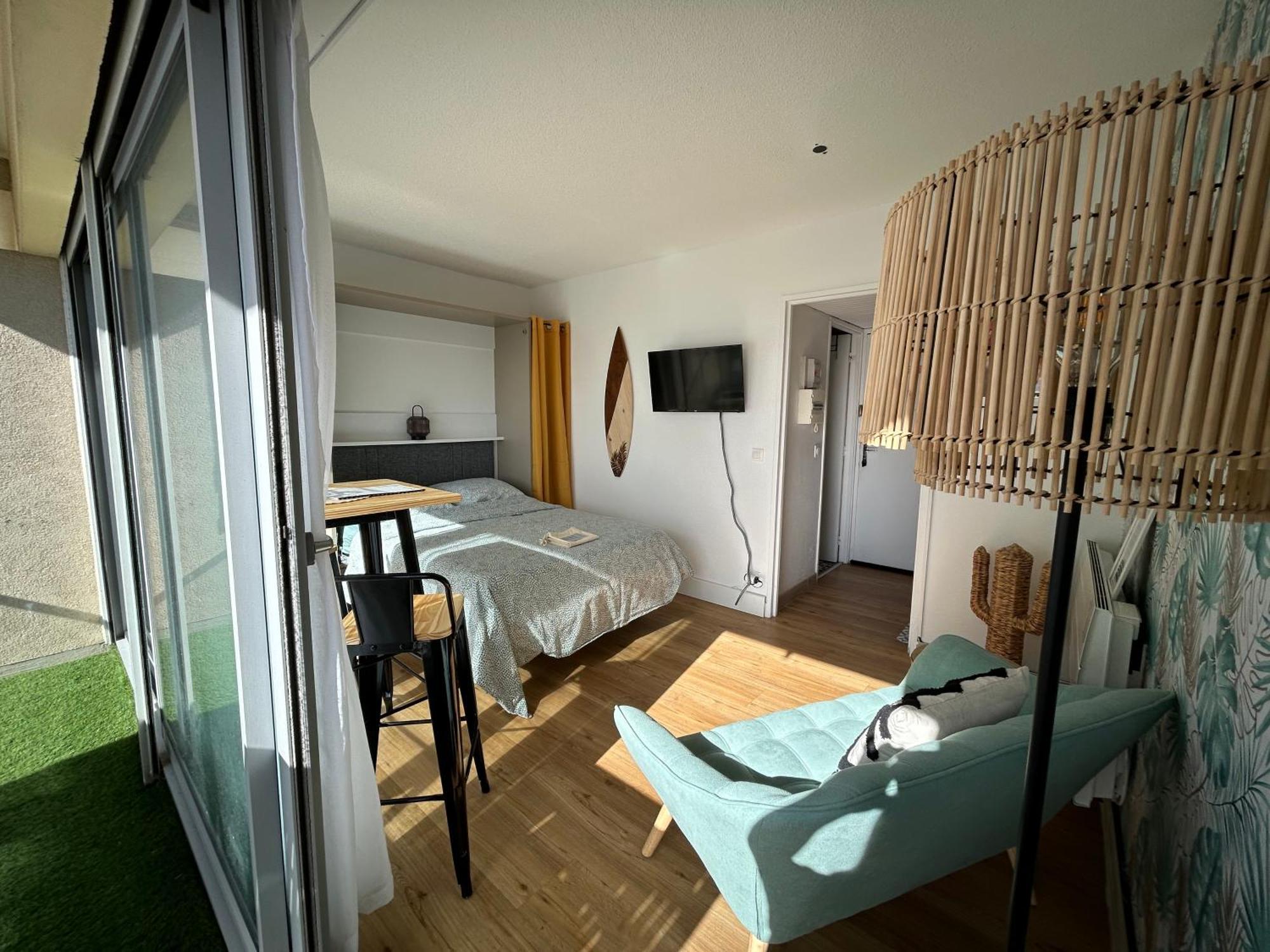 Cosy Studio Avec Vue Sur L'Ocean Lacanau Exterior foto